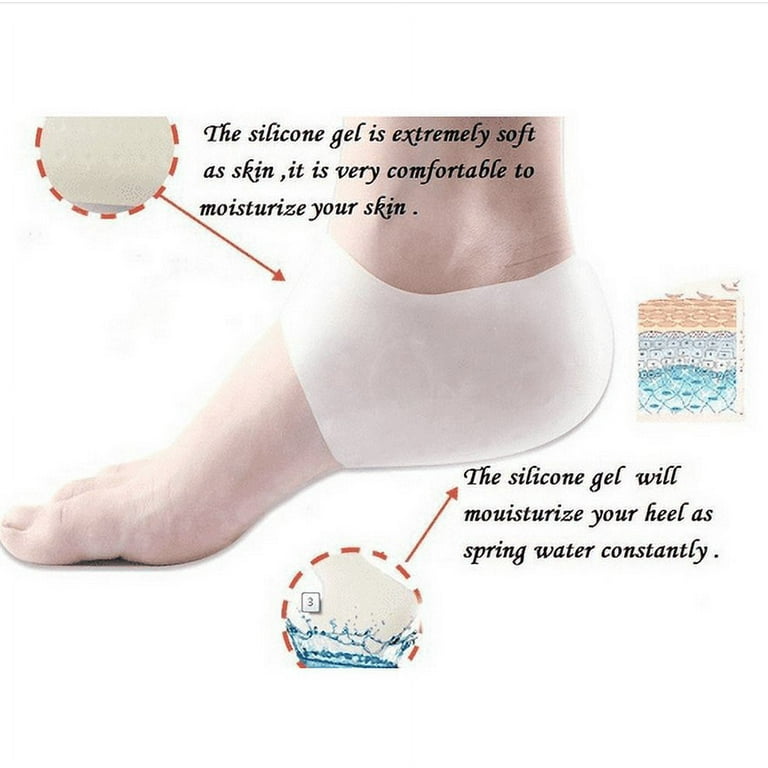 Dr Foot Silicone Moisturizing Heel Socks