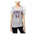 thumbnail image 2 of Freeze CMI Inc. Womens France Track & Field Graphic T-Shirt, Grey, Juniors, Small, 2 of 2