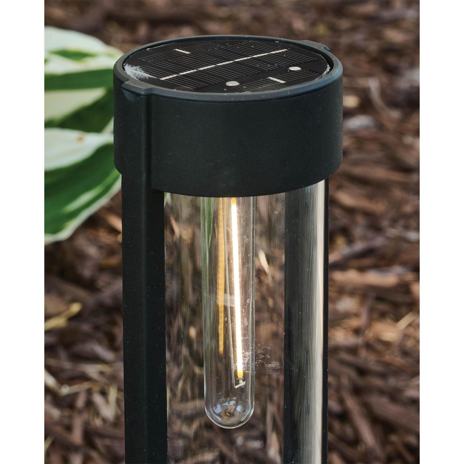 Better Homes & Gardens Bollard Solar 15 Lumen Pathway Light, (4-Pack)