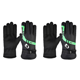 thumbnail image 1 of 2uds. Guantes Hombre Antideslizantes Entrenamiento Invierno Térmicos Bicicleta Verde, 1 of 2