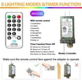 thumbnail image 3 of LUVCMFT Vine Lights with Remote 7.5ft Flexible DIY Vines Birch Fall Garland 144LED Tree Branches Light for Home Decor, 3 of 8