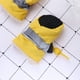 thumbnail image 3 of EeaseMX Botas de lluvia antideslizantes para mascotas, cubrepiés de perro, botas gruesas de felpa, suela protectora para patas (amarillo, talla 6), 3 of 7