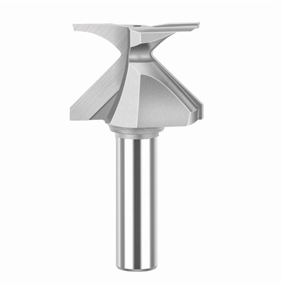 Arc Bending Integrated Forming Knife Router Bits R18x1/2inch Woodworking Circular Bending Grooving Tool for Router Table