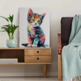 thumbnail image 5 of Cute Kitten Canvas Print Wall Art for Living Room Bedroom Office Nursery Hallway Home Decor, 5 of 8