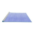 thumbnail image 2 of Ahgly Company Machine Washable Indoor Rectangle Abstract Blue Modern Area Rugs, 4' x 6', 2 of 4
