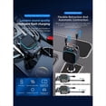 thumbnail image 5 of Cargador Retráctil para Coche de 96 W con Adaptador Bluetooth para Coche, Carga Rápida 4 en 1, Transmisor FM con Radio Bluetooth 5.3 para Coche, 5 of 5