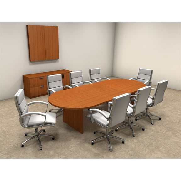 Modern Racetrack 10' Feet Conference Table, #OT-SUL-C9