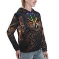 thumbnail image 6 of Honeii Classical Style Brown Owl Pattern Womens Oversized Hoodies Long Sleeve Sweatshirts Pullover Fall Outfits with Pocket-X-Large, 6 of 7