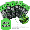 thumbnail image 5 of Klean Freak Body Cleansing Wipes, Tea Tree, 12 Pack Individually Wrapped, Aloe & Witch Hazel, Alcohol-Free, 5 of 7