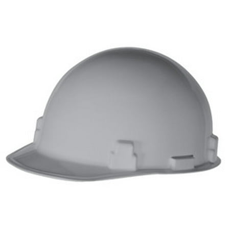 

Radnor Gray SmoothDome™ Polyethylene Cap Style Hard Hat With 1-Touch Suspension (10 Pack)