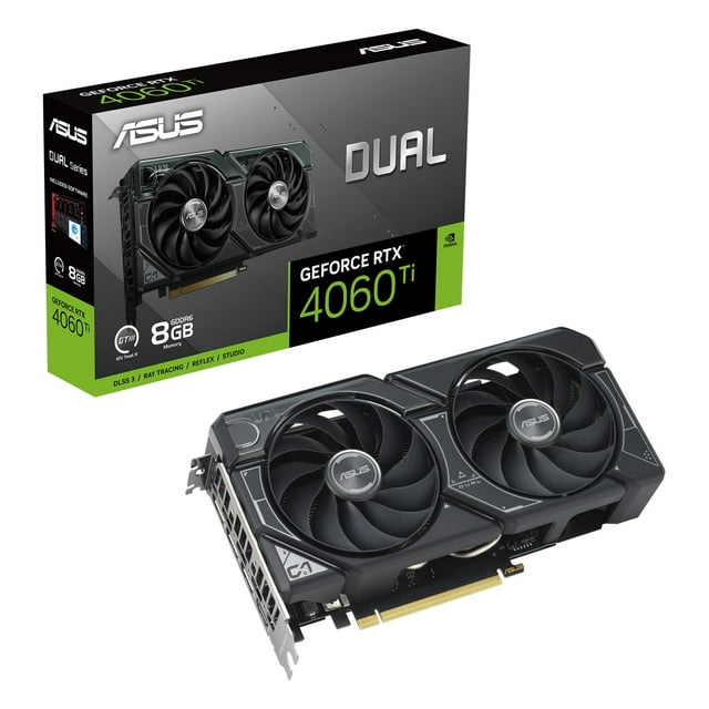 Tarjeta gráfica ASUS Dual GeForce RTX 4060 Ti OC 8GB GDDR6