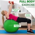 thumbnail image 3 of Pelota de ejercicio Fitvids 66 cm antiexplosión antideslizante verde, 3 of 7
