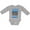 AC-Heather Grey, variant on Inktastic Legendary Dad Boys or Girls Long Sleeve Baby Bodysuit