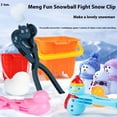thumbnail image 2 of ZheElen Creative Snowball Launcher For Endless Winter Fun Users Can Quickly Shapes pink, 2 of 6