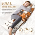 thumbnail image 4 of Bixox Cowboy Riding Horse Print Body Pillow Cover with Zipper Closure, Cozy Fuzzy Fleece Body Pillow Case Cover 20 x 54 Inches,Long Body Pillow Pillowcase, 4 of 6