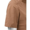 thumbnail image 5 of Doublju Women's Short Sleeve Slim Fit Button Down Dress Shirt (Plus Size Available), 5 of 5