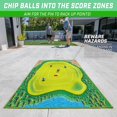 thumbnail image 5 of GoSports Mid-Size Chip N' Stick Golf Game - Includes 1 Game Mat 8 Grip Golf Balls and Chipping Mat, 5 of 5