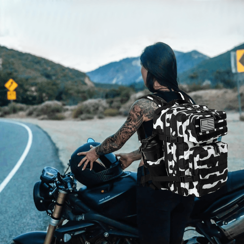 PAKNADA 45L Tactical Backpack,900D Oxford Waterproof Material For Outdoor Hiking Camping & Travel Bag
