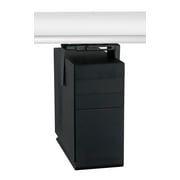 Mount-It! CPU Under Desk Mount Bracket | Computer Tower Wall and Under Counter Holder | 360 Degree Swivel