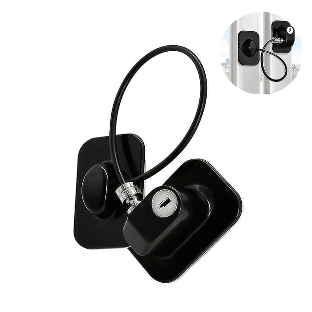 Cerradura para frigorífico (paquete de 2), cerradura para frigorífico con llaves, para frigorífico, cajones, lavavajillas, inodoro y cerraduras de armario de seguridad para niños