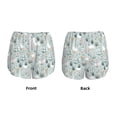 thumbnail image 6 of Sigee Goose and Doodle Flowers for Women's Athletic Shorts High Waisted Running Shorts Pocket Sporty Short Gym Elastic Workout ShortsXX-Large, 6 of 9