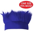 thumbnail image 3 of Diadema Beistle de poliéster peludo azul para adulto, 3 of 6
