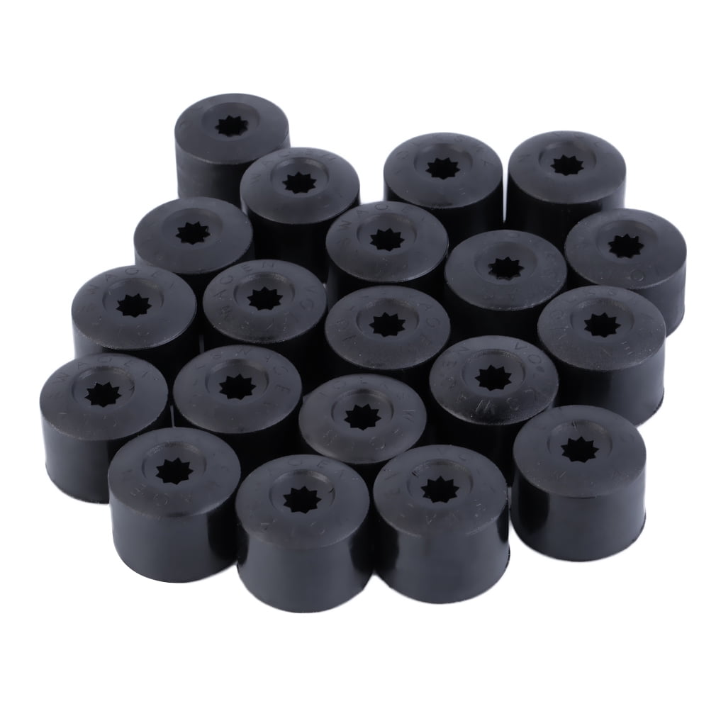 20Pcs ABS Plastic Vehicle Auto Nut Bolt Cover Cap Car Wheel Nut Bolt ...