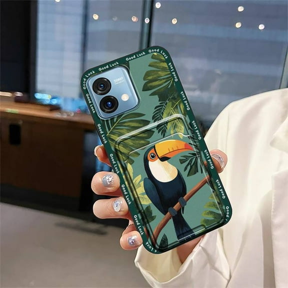 LYM-Phone Case For MOTO G Stylus 5G 2023, Cover Anti-dust Card bag Dirt-resistant Durable Soft case protective Card slot Full wrap Anti-knock Back Cover TPU Silicone Graffiti Shockproof