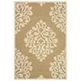 thumbnail image 4 of SAFAVIEH Martha Stewart Floret Damask Geometric Wool Area Rug, Dune, 5' x 8', 4 of 4