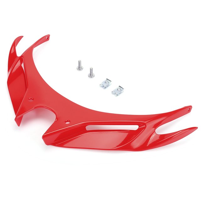 Carenado nariz parabrisas carenado frontal aerodinámico parabrisas cubierta para Kawasaki Ninja 250/400 2018- 2020Red LHCER Descripción de la referencia