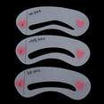 Reusable Eyebrow Stencil Shaper 3 Style Eyebrow Template 3 Minute