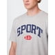 thumbnail image 3 of Camiseta GAP para Hombre con Logo Gráfico Tejida en Gris Jaspe Claro, 3 of 4