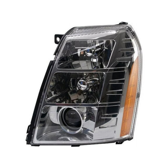 Left Headlight Assembly - Compatible with 2007 - 2014 Cadillac Escalade 2008 2009 2010 2011 2012 2013