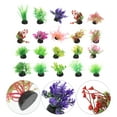 thumbnail image 4 of EeaseCA 20Pcs Simulation Water Grass Aquatic Plants Adornment Fish Tank Decor (Mixed Style), 4 of 7
