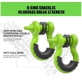 thumbnail image 4 of Bingirl 10-Ton Heavy Duty Road Recovery Kit: Snatch Block Pulley, 3x8-Inch Tree Saver Strap, and 2pc D Ring Shackles for Winching, 4 of 8