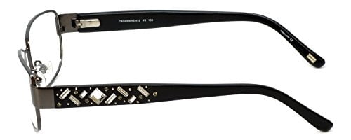 Silver Dollar Designer Reading Glasses Cashmere 472 53mm in Graphite +1.50