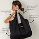 thumbnail image 2 of Lunxisen 1 Pcs Keychain Tote Bag, Lightweight, Foldable, Expandable Leather Mini Bags with Key Ring, Portable Handbag for Daily Errands, 2 of 9