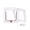 WHITE, variant on Pet Door, Cat Hole, Dog Door Hole Can Control Freely in and Out, Two-Way Door for Pets, New Pet Supplies