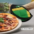 thumbnail image 4 of ZUXONGSY Jamaica Flag 2 Pack Pot Holders Kitchen Organizer Microwave BBQ Hotpads Multifunctional Kitchen Cooking Baking Grillng Supplies Round Insulated Oven Gloves for Women Men, 4 of 7