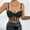 Black, variant on ZZwxWA Women's Rhinestone Mesh Bustier Spaghetti Strap Sleeveless Crop Cami Top Summer Saving