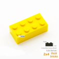 thumbnail image 1 of 20Pcs MOC Compatible Assembles Particles 3001 2x4 For Building Blocks Parts DIY Bricks Bulk Model Educational Tech Parts Toys yellow-20pcs, 1 of 6