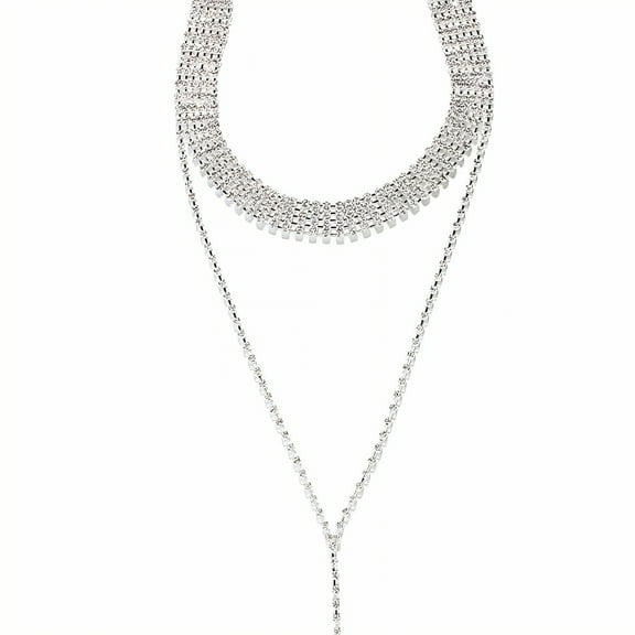 DESIGNICE Heart Necklace,Elegant Lightness Pendant Necklace for Women,High Pliability Mom Necklace for Women,Silver1 Plated