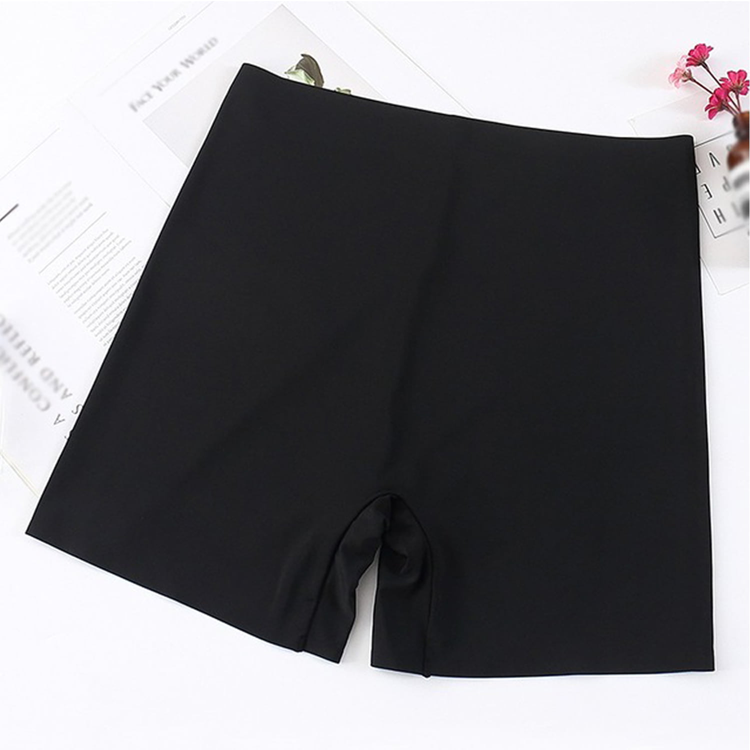 Fashion (Black)Anti Chafing Underwear For Women Seamless Boyshorts Panties  Smooth Slips Shorts For Women Under Dress Tummy Control Shapewear JIN @  Best Price Online
