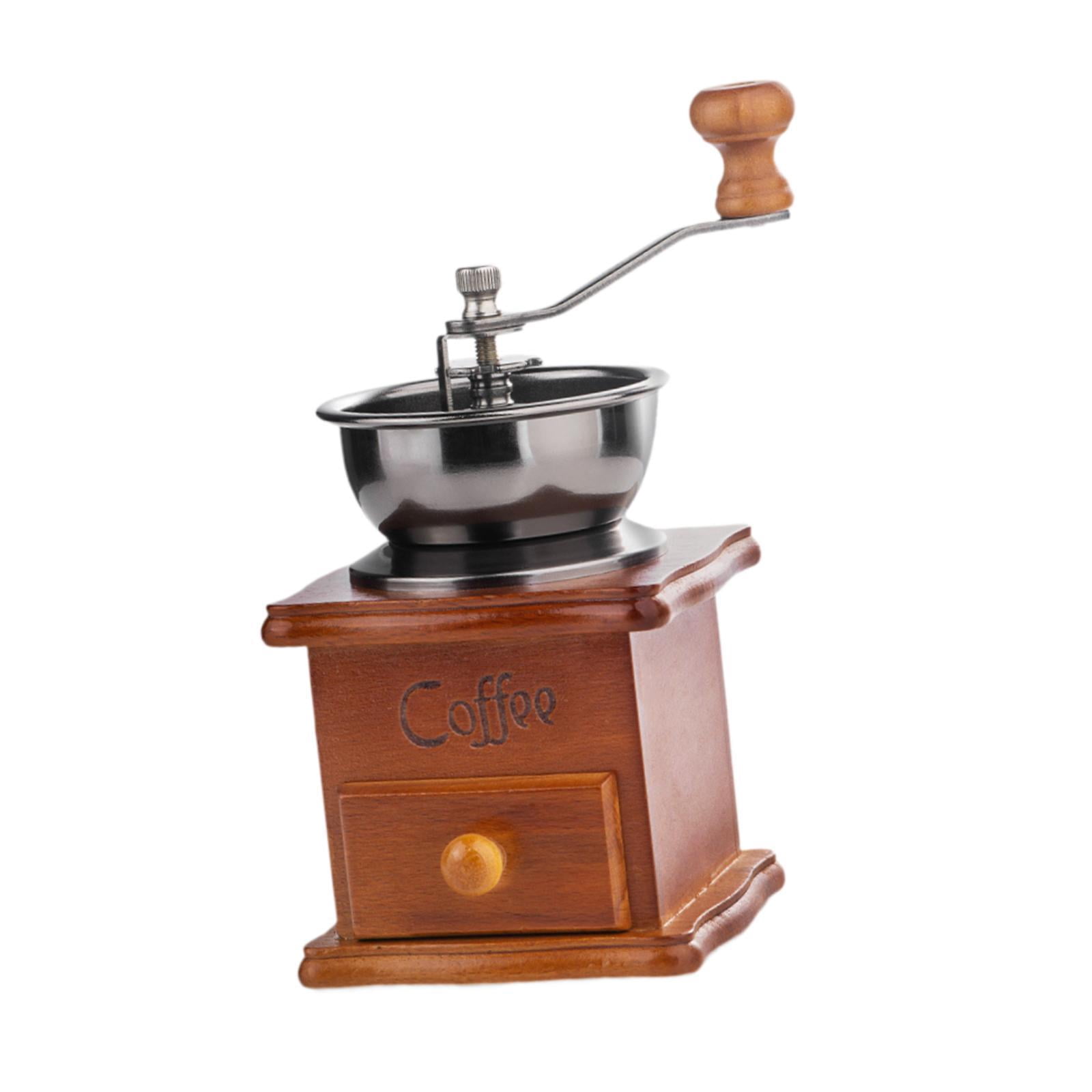 Fiocias Burr Grinder Portable Coffee Utensils Conical Burr Mill Hand Coffee Grinder Hand