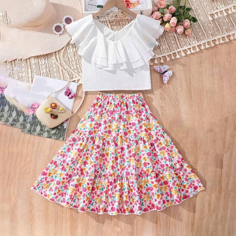 casual skirt dress Casual Hanfu Dress Female Modern Top and Skirt