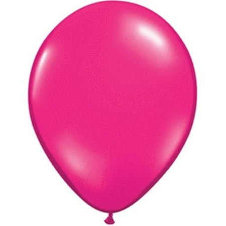 Mayflower Balloons 10848 9 Inch Jewel Magenta Latex Pack Of 100