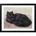 thumbnail image 5 of Art.com Black Persian Cat Art Print, Black Frame Wall Art, 40" x 32", 5 of 5