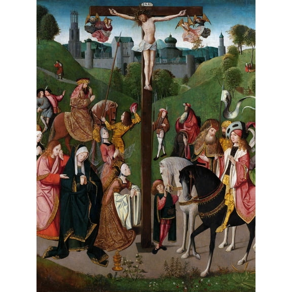 Master Of The Figdor Deposition The Crucifixion Extra Large XL Wall Art Poster Print