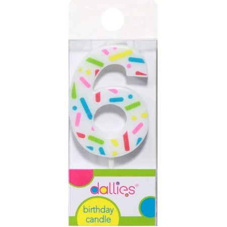 Dallies Birthday Candle, #6