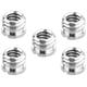 thumbnail image 1 of 5 Pack 1/4 inch to 3/8 inch Convert Screw Standard Adapter Reducer Bushing Converter for DSLR Camera Camcorder Tripod Monopod Ball Head Ballhead Video, 1 of 5